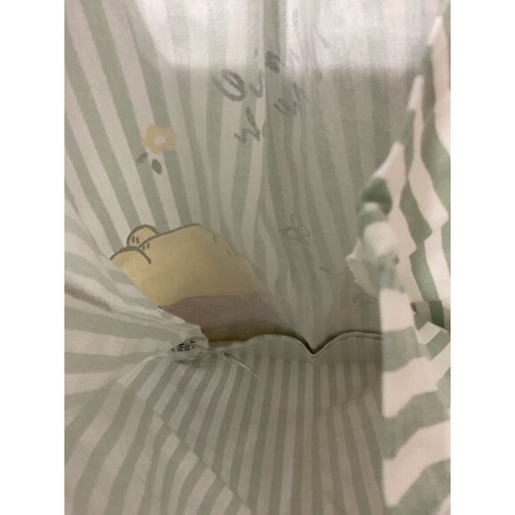 Disney Winnie The Pooh At Primark Green & White Striped Tote Bag - Picture 5 of 5